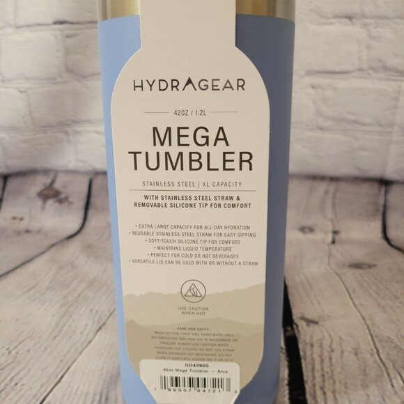 Manna Mega Tumbler, 42 Oz, Blue - Picture 5 of 5